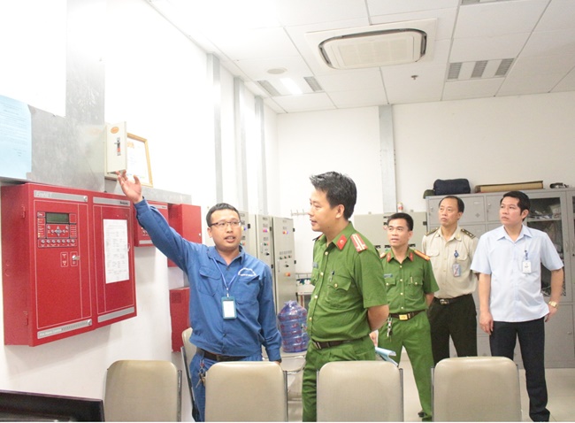 Kiểm tra thực tế công tác PCCC, quá trình vận hành các thiết bị, phương tiện PCCC