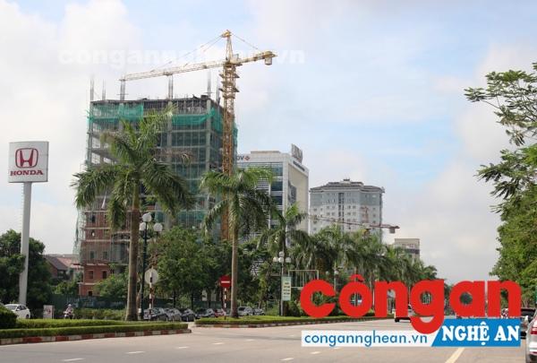Những khu chung cư cao tầng liên tiếp được xây dựng trên địa bàn TP Vinh