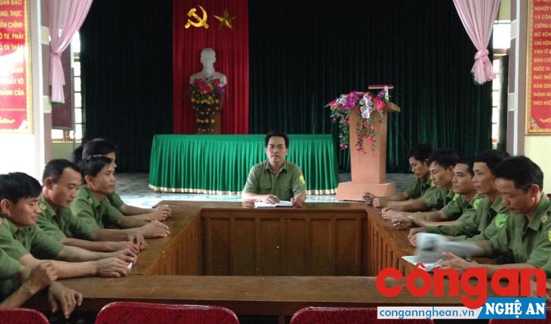 Công an xã Thanh Thủy triển khai kế hoạch đảm bảo an ninh trật tự trên địa bàn