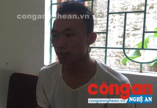 Đối tượng Trần Ngọc Xiêm tại cơ quan điều tra