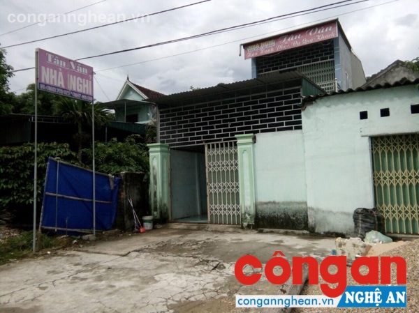 Cơ sở nhà nghỉ Tân Vân