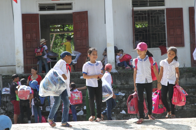 Niềm vui trước thềm năm học mới.