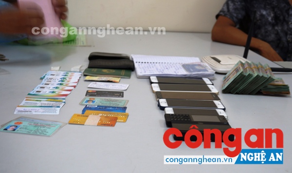 Tang vật bị thu giữ