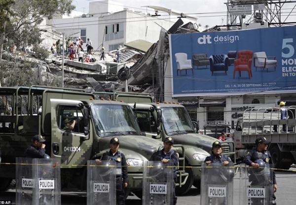 Năm 1985, một trận động đất mạnh ở Mexico từng khiến hàng nghìn người thiệt mạng. Ảnh: AP.