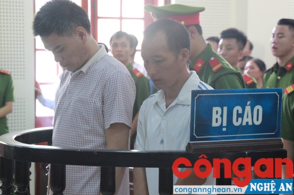  Hai bị cáo tại tòa