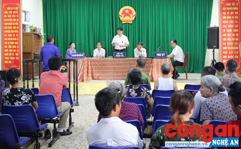 TAND TP Vinh xét xử lưu động các vụ án trong tháng 9 vừa qua