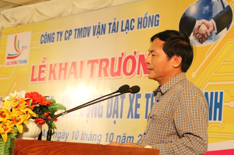 Ông Nguyễn Văn Hùng, Chủ tịch Hiệp hội vận tải ô tô Nghệ An tin tưởng dịch vụ của Taxi Lạc Hồng sẽ thành công trên đất Nghệ An.