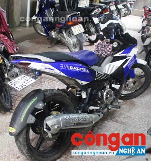 Xe máy dùng làm phương tiện gây án
