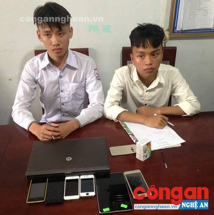 Các đối tượng trộm cắp tài sản bị bắt giữ