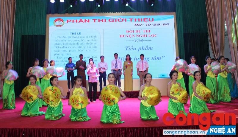 Một tiết mục tham gia Hội thi