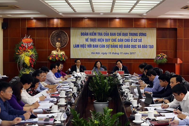 Hình ảnh buổi làm việc. Ảnh: VGP/Đình Nam