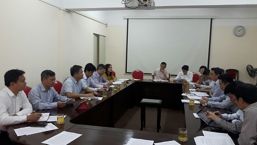 Toàn cảnh buổi làm việc.