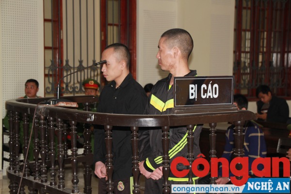 Hai bị cáo tại tòa