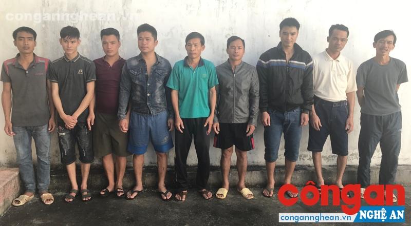 Các đối tượng tham gia đánh bạc