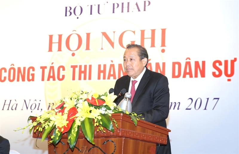 Phó Thủ tướng Thường trực Chính phủ Trương Hòa Bình phát biểu chỉ đạo Hội nghị. - Ảnh: VGP/Lê Sơn