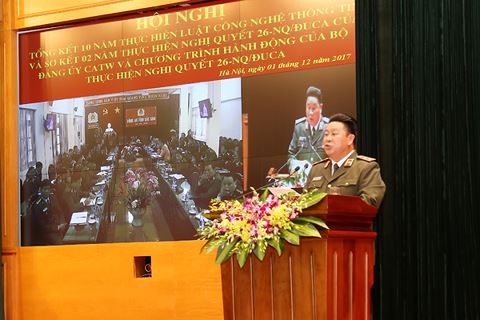 Trung tướng Bùi Văn Thành, Thứ trưởng Bộ Công an chủ trì hội nghị