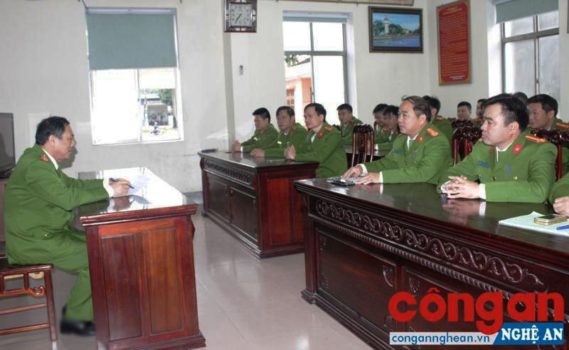 Văn phòng cơ quan CSĐT Công an tỉnh triển khai chương trình kế hoạch công tác