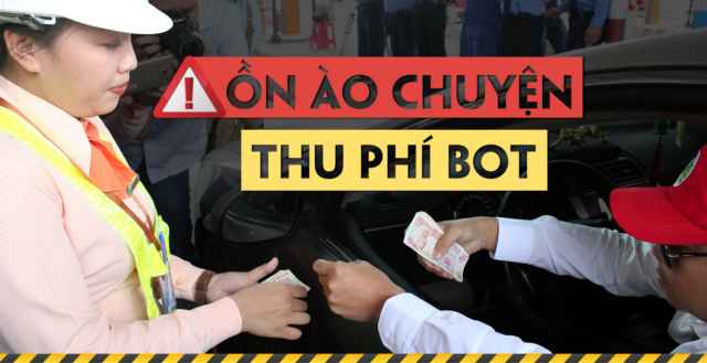 Chuyện thu phí BOT gây ồn ào trong thời gian qua. Ảnh: VNN