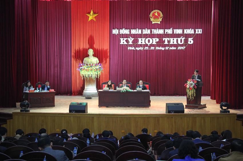Nhiều vấn đề được cử tri quan tâm tại Kỳ họp thứ 5, HĐND TP Vinh