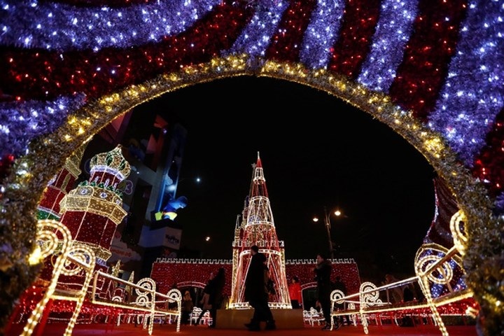 Không khí đẹp như trong cổ tích tại Moscow, Nga. Ảnh: Reuters./.