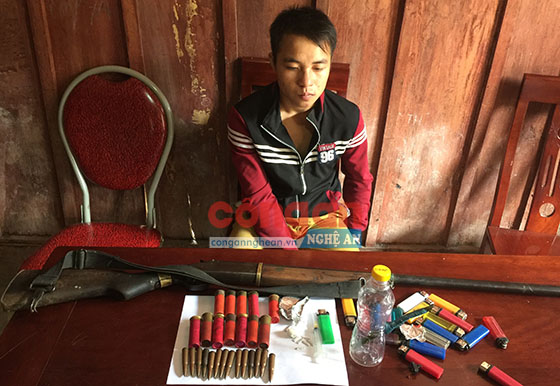 Đối tượng Mạc Văn May Ơn và tang vật