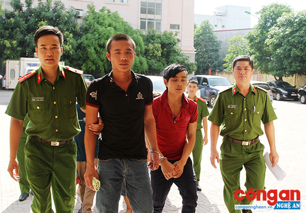 Lực lượng Cảnh sát Truy nã tội phạm di lý các đối tượng về trụ sở cơ quan CSĐT an toàn