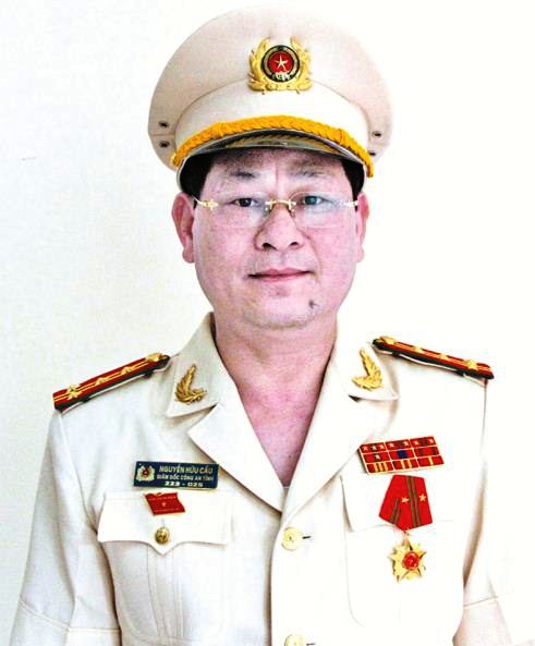 Đồng chí PGS.TS, Đại tá Nguyễn Hữu Cầu, Ủy viên BTV Tỉnh ủy, Giám đốc Công an tỉnh