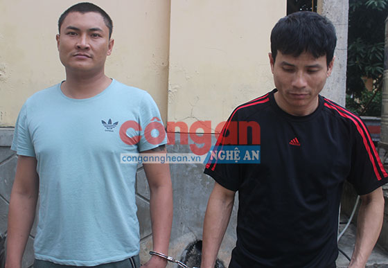 2 đối tượng Tạ Danh Cường và Hoàng Văn Phú 