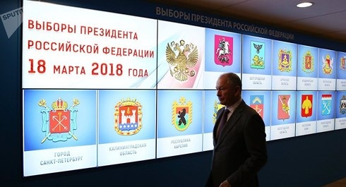 Bầu cử Tổng thống Nga 2018. Ảnh minh họa: Sputnik.