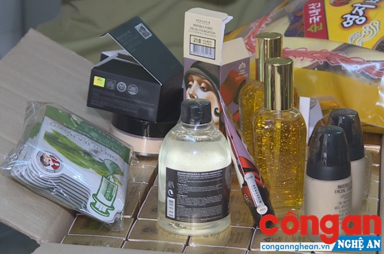 Các mặt hàng được kiểm tra