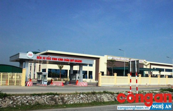 Bến xe Bắc Vinh tại xã Nghi Kim