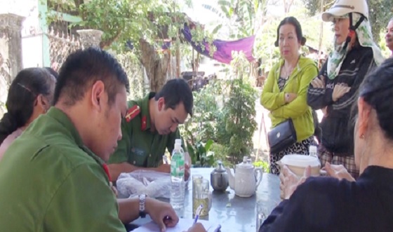 ​ Cơ quan Công an khám nghiệm điều tra vụ án.