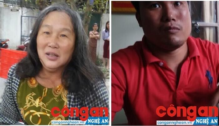 2 mẹ con Nguyễn Thị Hương và Trần Đăng Khương 
