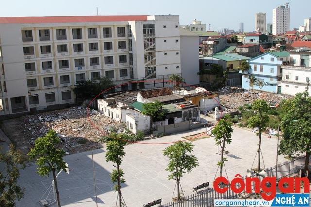 Dự án mở rộng cơ sở 1 Trường ĐH Vinh vẫn còn vướng mắc bởi 1 hộ dân