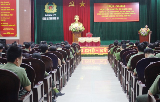 Hội nghị chuyên đề với sự tham gia đông đảo của các đảng viên, CBCS.