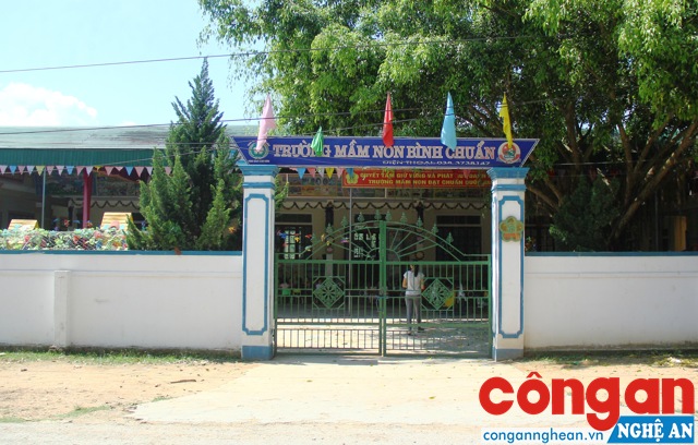 Trường Mầm non Bình Chuẩn, nơi xảy ra nhiều sai phạm