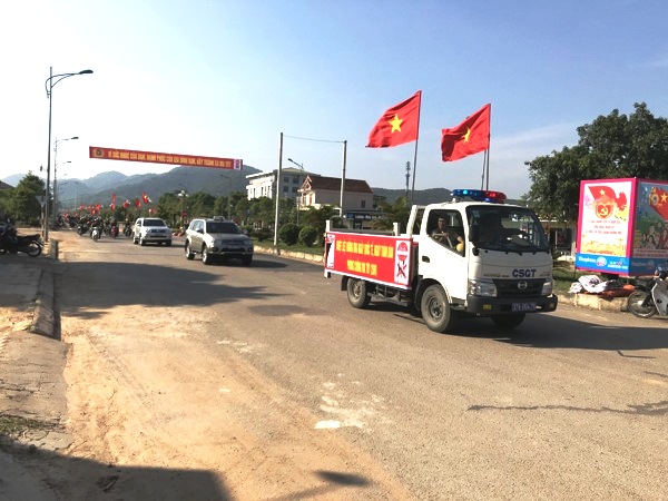 Các lực lượng tham gia diễu hành