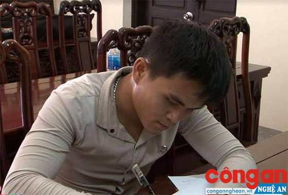 Đối tượng Nguyễn Văn Trường tại cơ quan điều tra