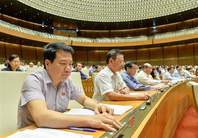 Các ĐBQH nhấn nút thông qua