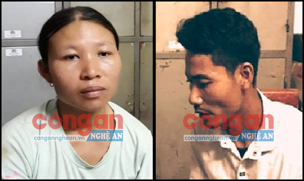 2 đối tượng Cụt Thị Phiên và Lương Văn Thành 