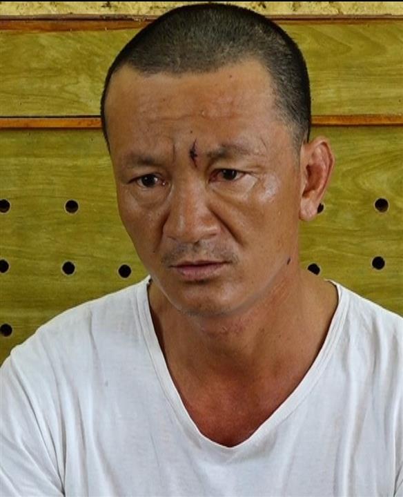 Đối tượng Nguyễn Văn Uyên tại cơ quan điều tra.