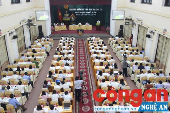 Toàn cảnh phiên khai mạc kỳ họp thứ 6
