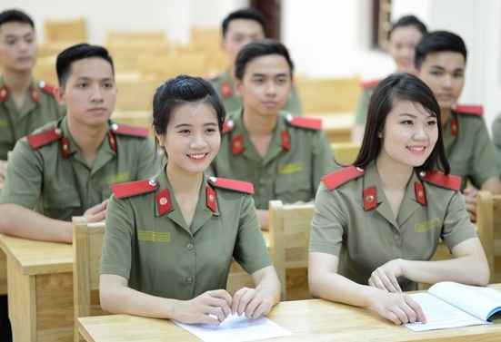 Chỉ tiêu vào các trường CAND năm 2018 giảm rất mạnh, chỉ còn 1.192 thí sinh.