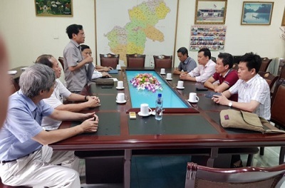Công bố quyết định thành lập hội đồng chấm thẩm định bài thi trắc nghiệm kỳ thi THPT quốc gia năm 2018 tại Hà Giang - Ảnh: GD&TĐ