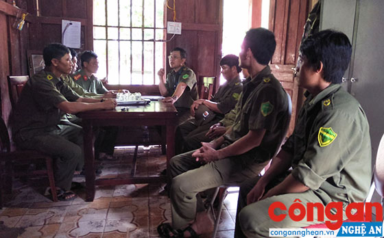 Ban Công an xã Mỹ Lý họp bàn triển khai công tác đảm bảo ANTT trên địa bàn