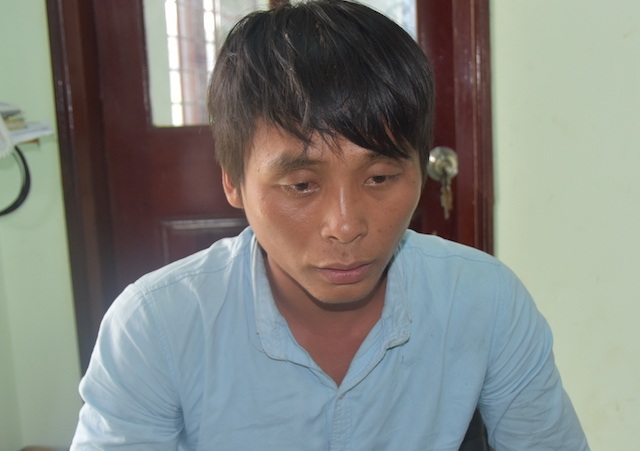 Khoa khi bị bắt giữ.