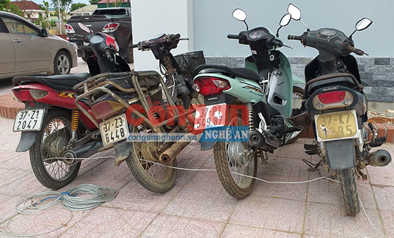 Tang vật bị thu giữ