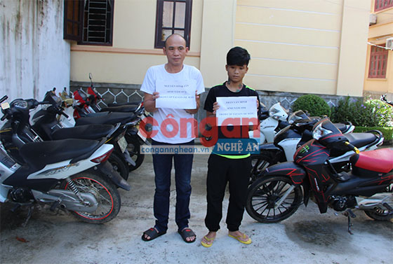 2 đối tượng và tang vật trong Chuyên án