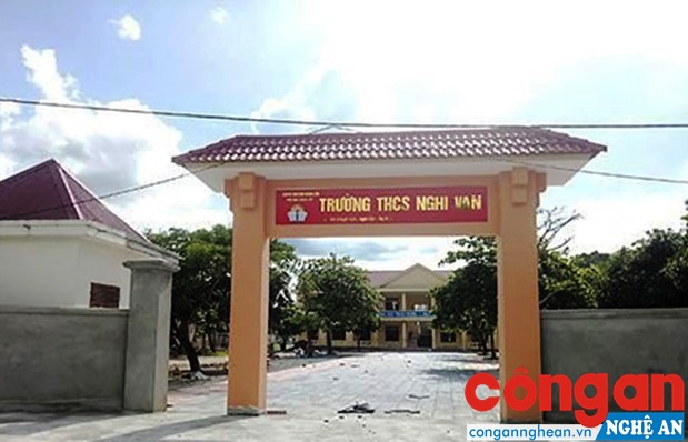 Trường THCS Nghi Vạn, nơi xảy ra các sai phạm nghiêm trọng