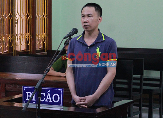 Bị cáo Hồ Đức Tài tại phiên tòa